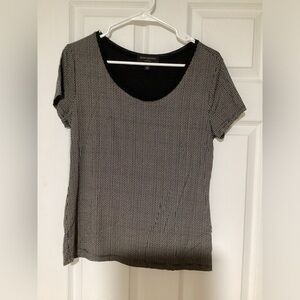 Banana Republic Monochrome Short Sleeve Tee